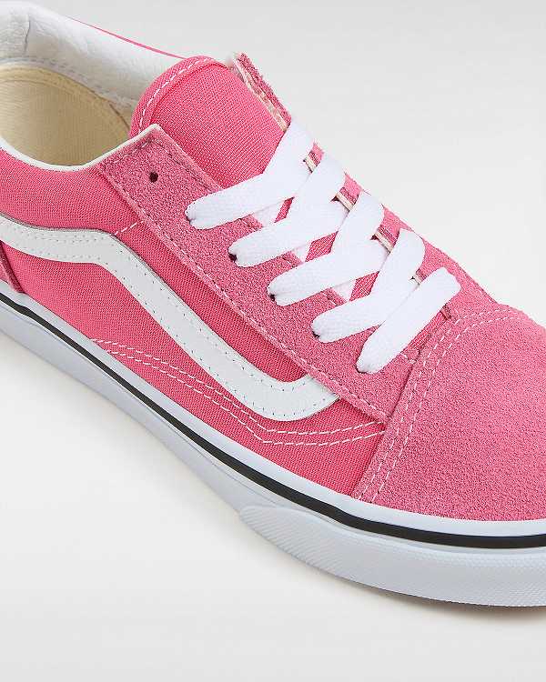 Pink Vans Old Skool (8-14 Years) Kids' Sneakers | VN2074981