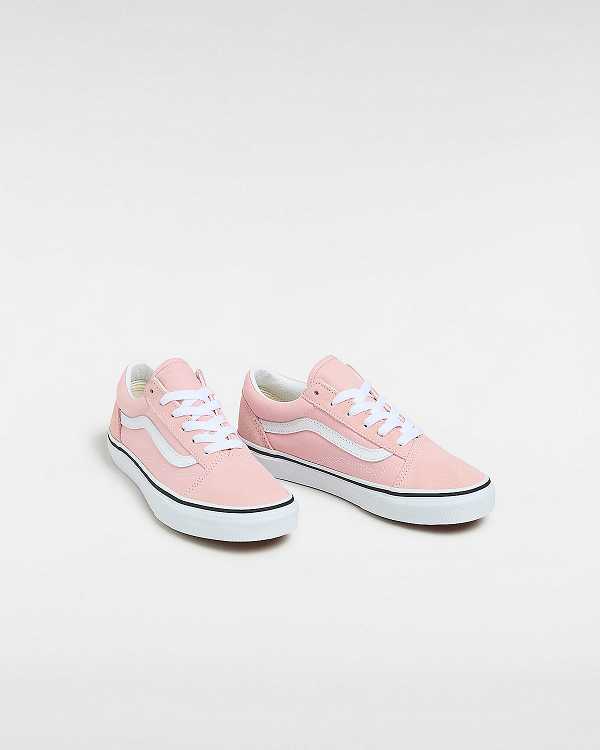 Pink Vans Old Skool (8-14 Years) Kids' Sneakers | VN6385291