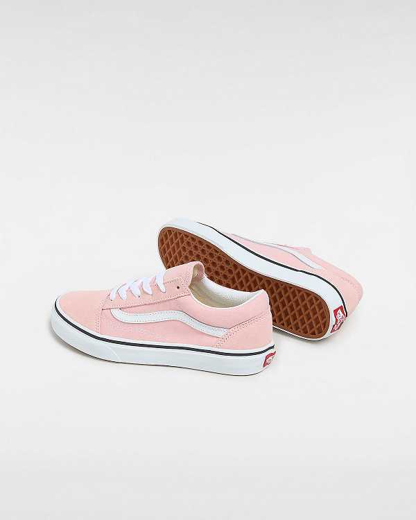 Pink Vans Old Skool (8-14 Years) Kids' Sneakers | VN6385291