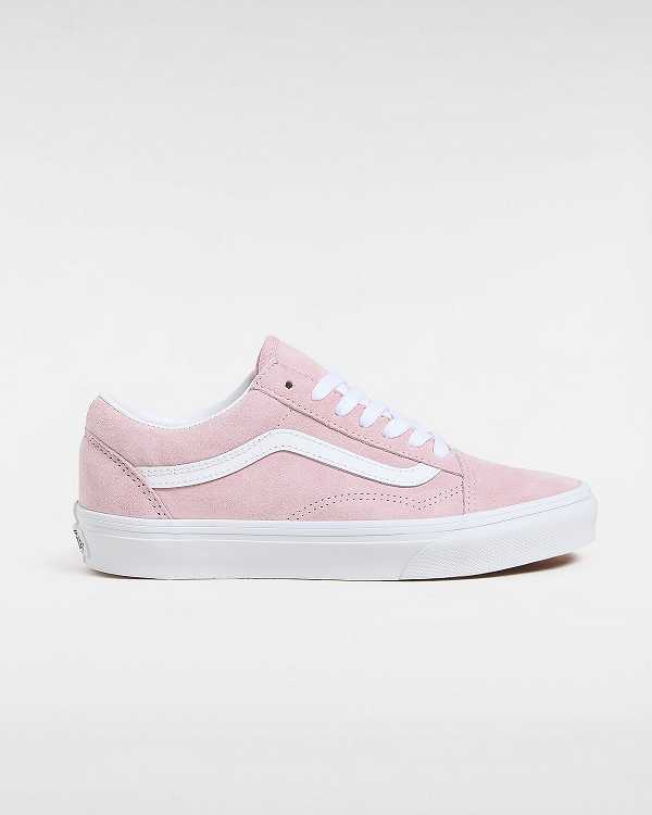 Pink Vans Pig Suede Old Skool Women Sneakers | VN0513789