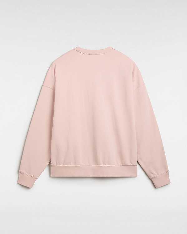 Pink Vans Premium Crew Men Sweatshirt | VN8160927