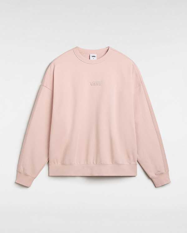 Pink Vans Premium Crew Men Sweatshirt | VN8160927