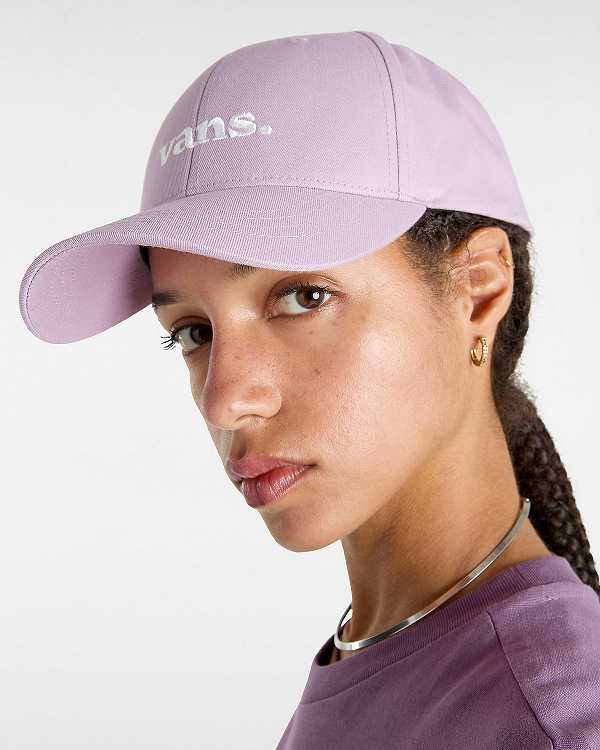 Purple Vans 66 Structured Jockey Unisex Hats | VN9758401