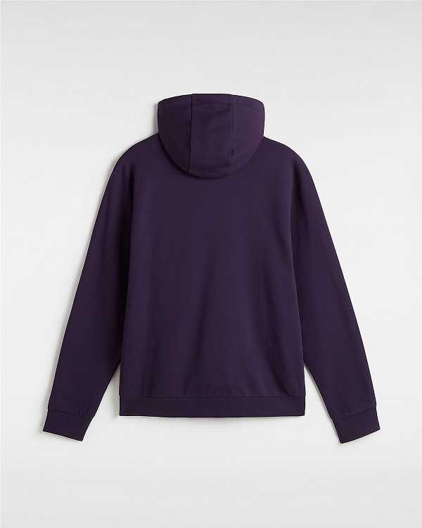 Purple Vans Essential Relaxed Men Hoodie | VN7652109