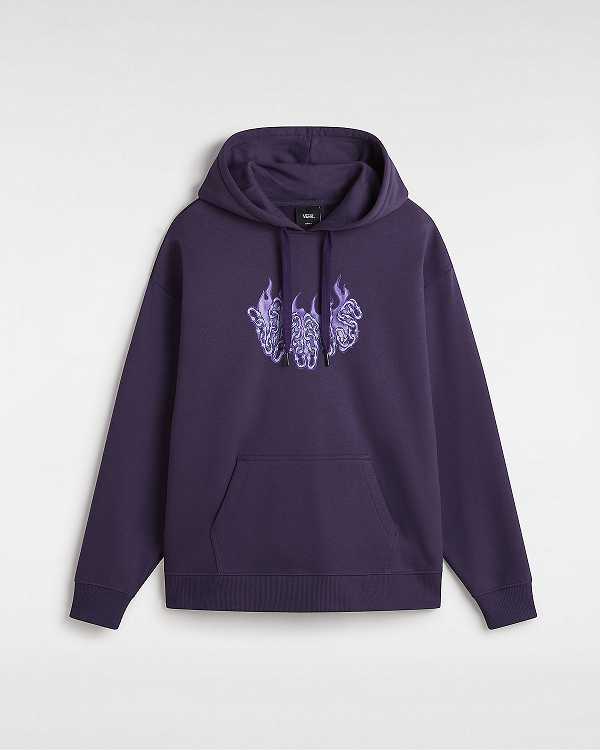 Purple Vans Hot Links Women Hoodie | VN9183056