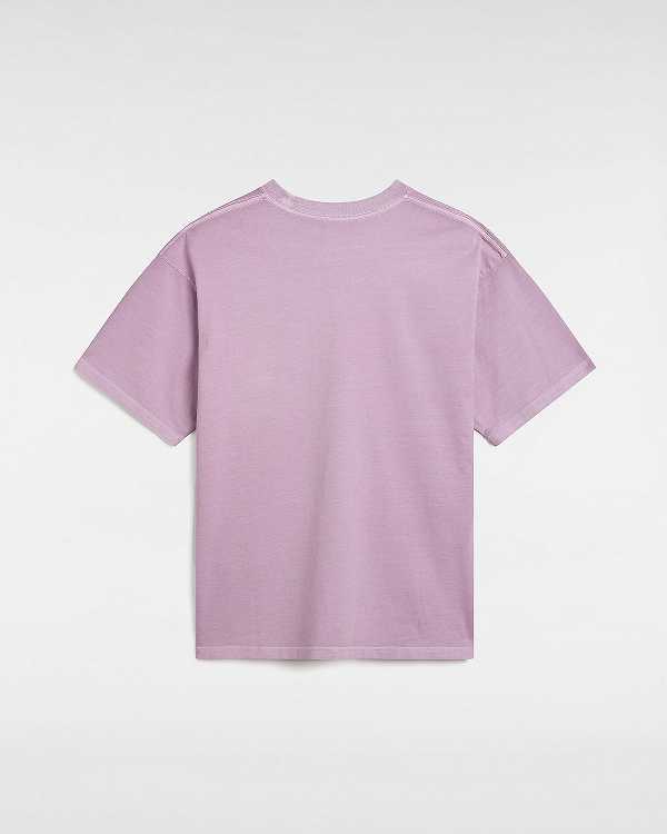 Purple Vans Hyper Patch Pocket Men T Shirts | VN2410653