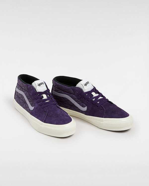 Purple Vans Premium Sk8-Mid 83 Men Sneakers | VN6740281