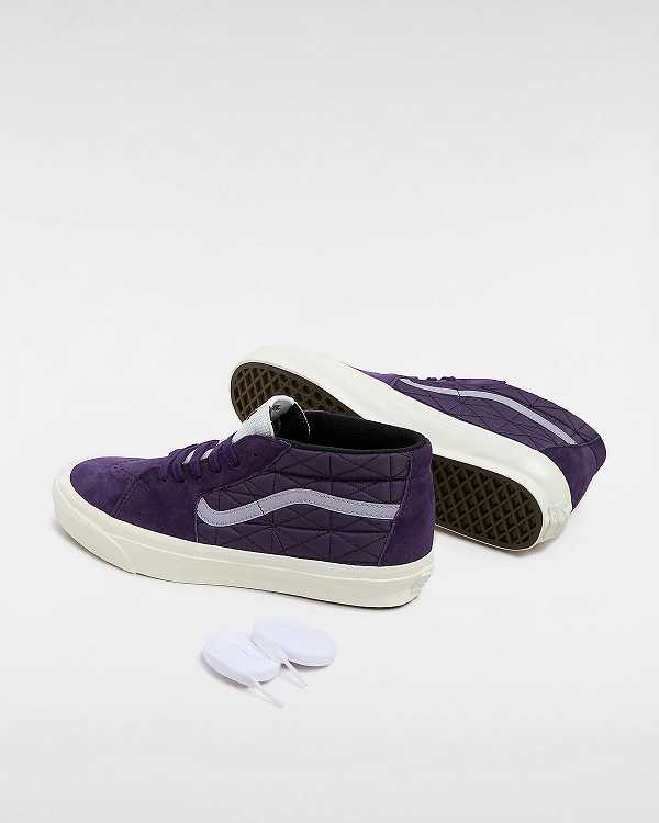 Purple Vans Premium Sk8-Mid 83 Men Sneakers | VN6740281