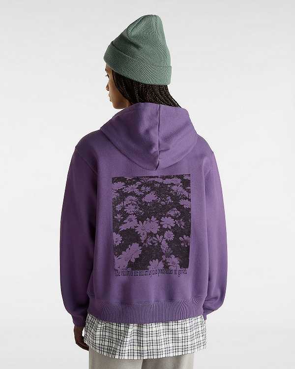 Purple Vans Wellness BloEuropent Women Hoodie | VN3074269