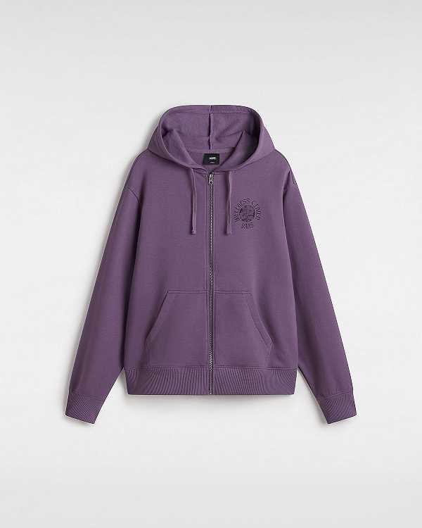 Purple Vans Wellness BloEuropent Women Hoodie | VN3074269