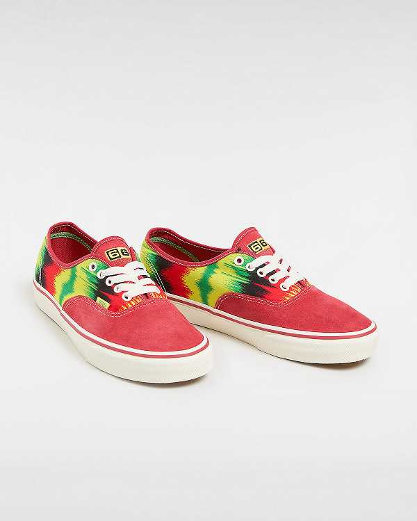 Red Vans Authentic Women Sneakers | VN7836051