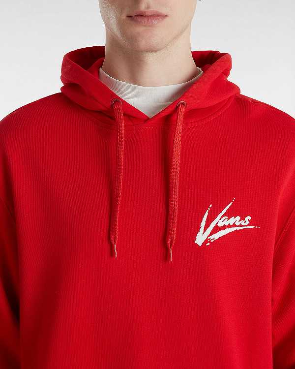 Red Vans Dettori Loose Women Hoodie | VN0473512