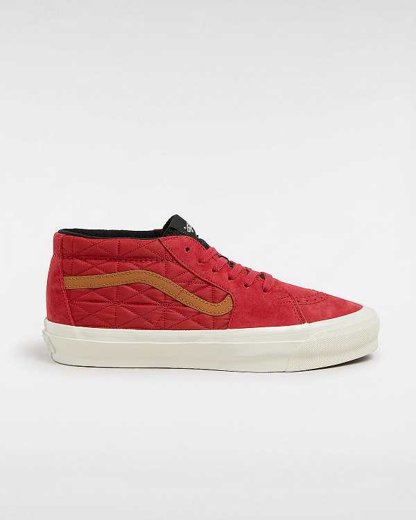 Red Vans Premium Sk8-Mid 83 Women Sneakers | VN2368190