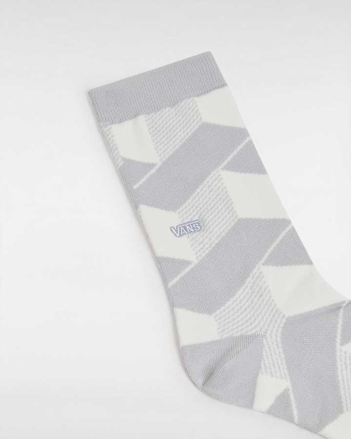 White Vans Authentic Crew (1 Pair) Unisex Socks | VN8026457