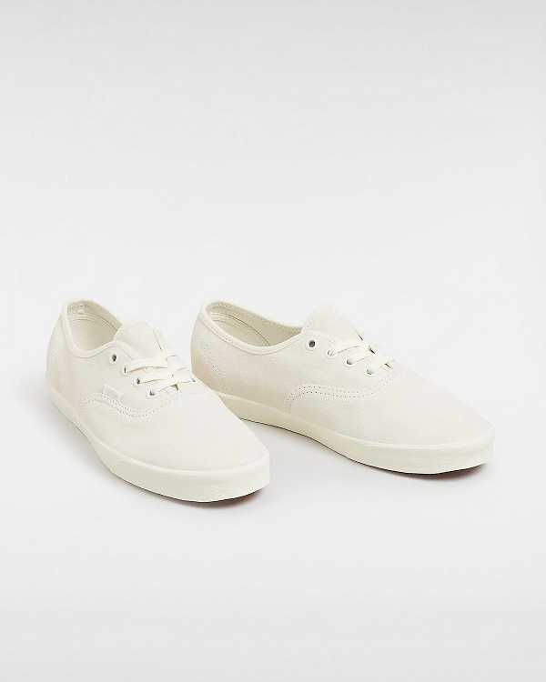 White Vans Authentic Lowpro Women Sneakers | VN9238564