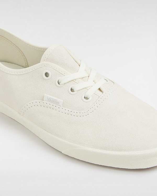 White Vans Authentic Lowpro Women Sneakers | VN9238564