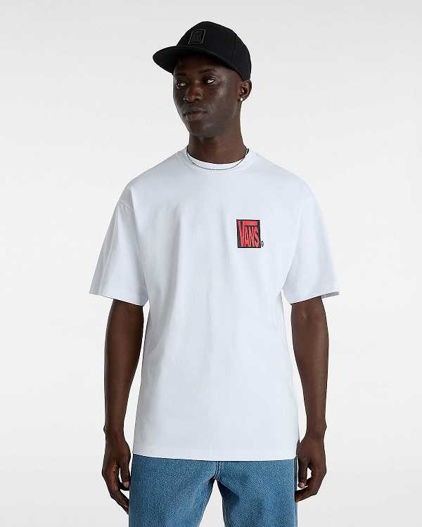 White Vans Ave Men T Shirts | VN9780426