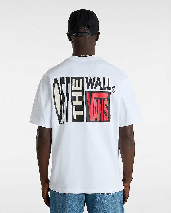 White Vans Ave Men T Shirts | VN9780426