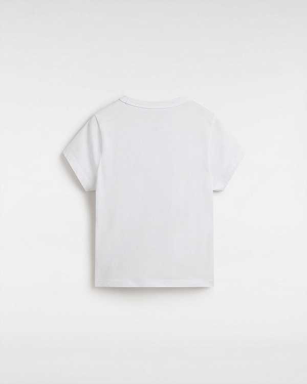 White Vans Basic mini Women T Shirts | VN4839026