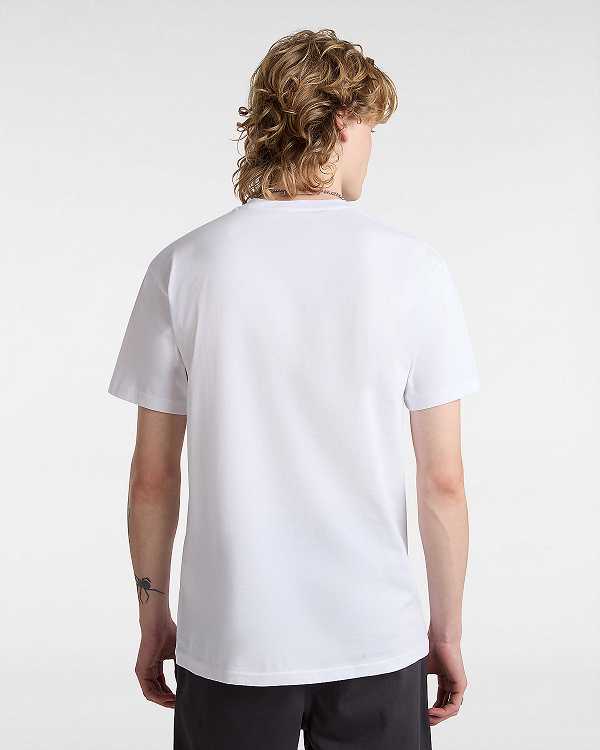 White Vans Classic Men T Shirts | VN8350694