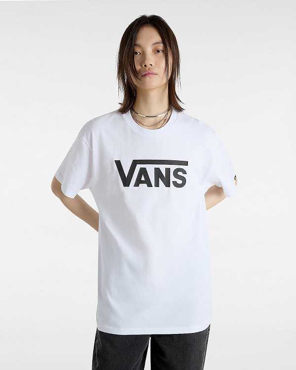 White Vans Classic Women T Shirts | VN1084927