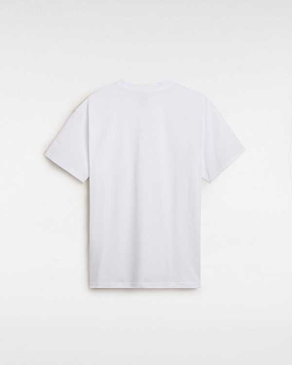 White Vans Digital Repair Men T Shirts | VN4726195