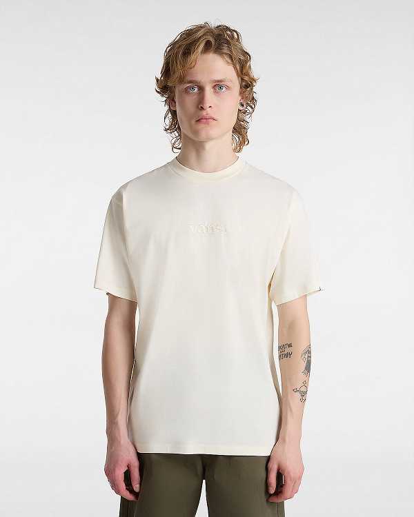 White Vans Essential Loose Men T Shirts | VN3658470