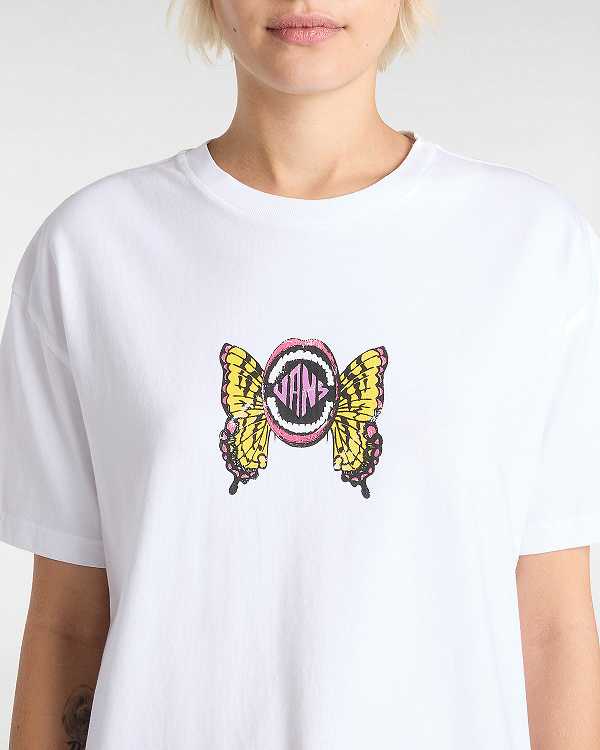 White Vans Ethereal Women T Shirts | VN2643910