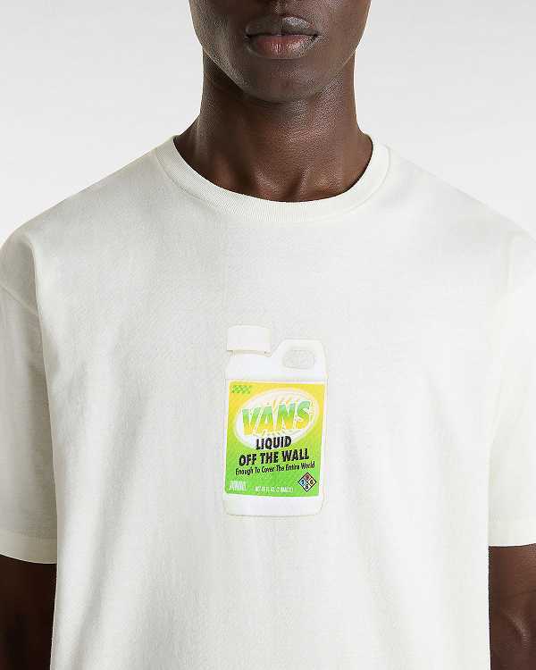 White Vans Extra Strength Men T Shirts | VN8463951