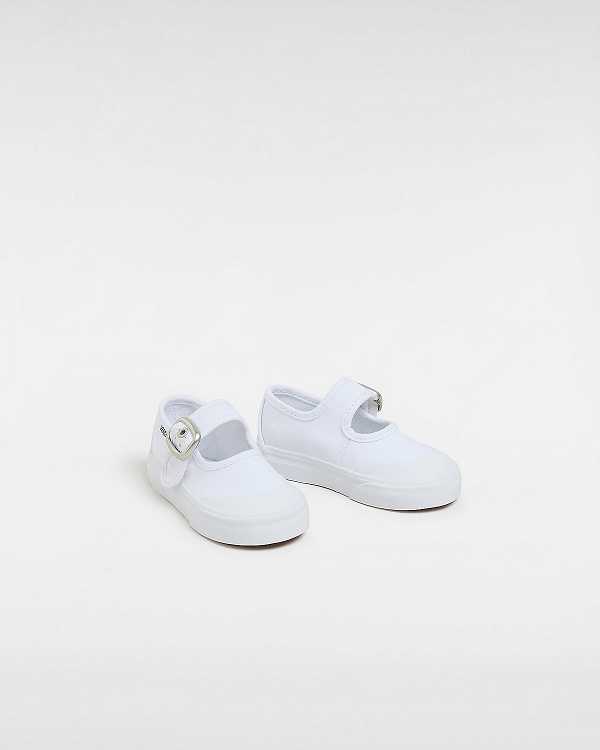 White Vans Glitter (1-4 Years) Kids' Mary Janes | VN9726350