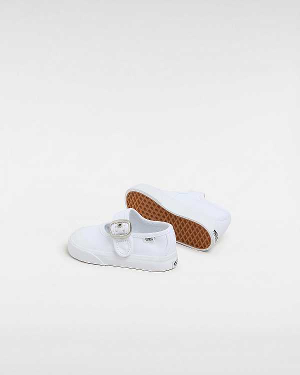 White Vans Glitter (1-4 Years) Kids' Mary Janes | VN9726350