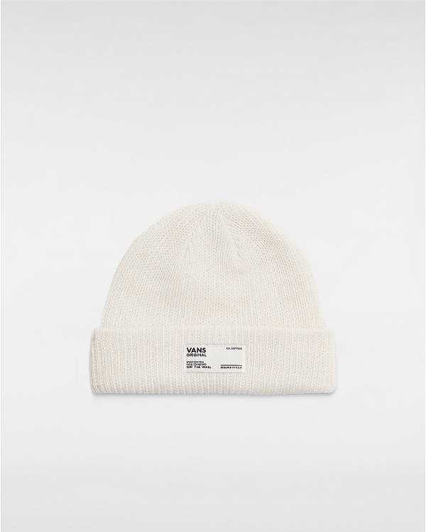 White Vans Hamlin Cuff Unisex Beanie | VN1768450