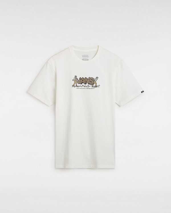 White Vans Last Remains Men T Shirts | VN7902164