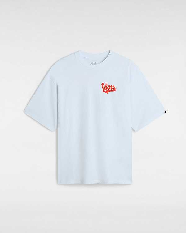 White Vans Linea Loose Men T Shirts | VN0569471