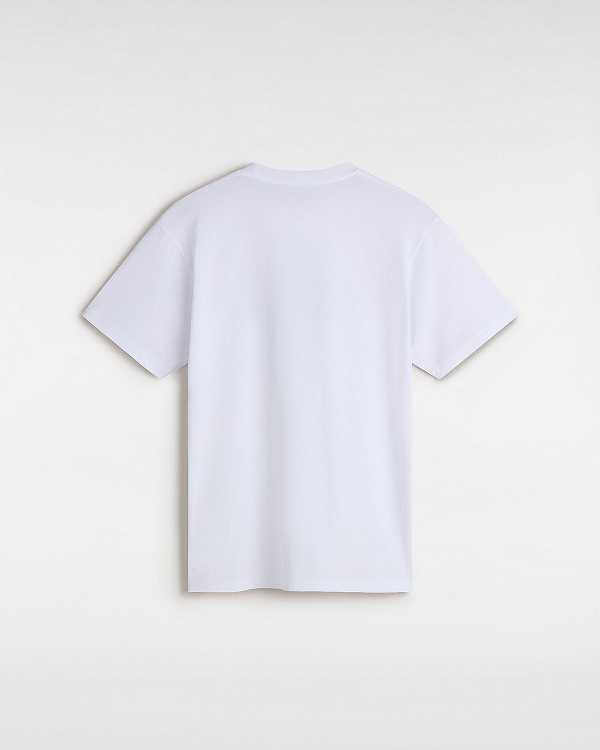 White Vans OTW Classic Front Men T Shirts | VN3514802