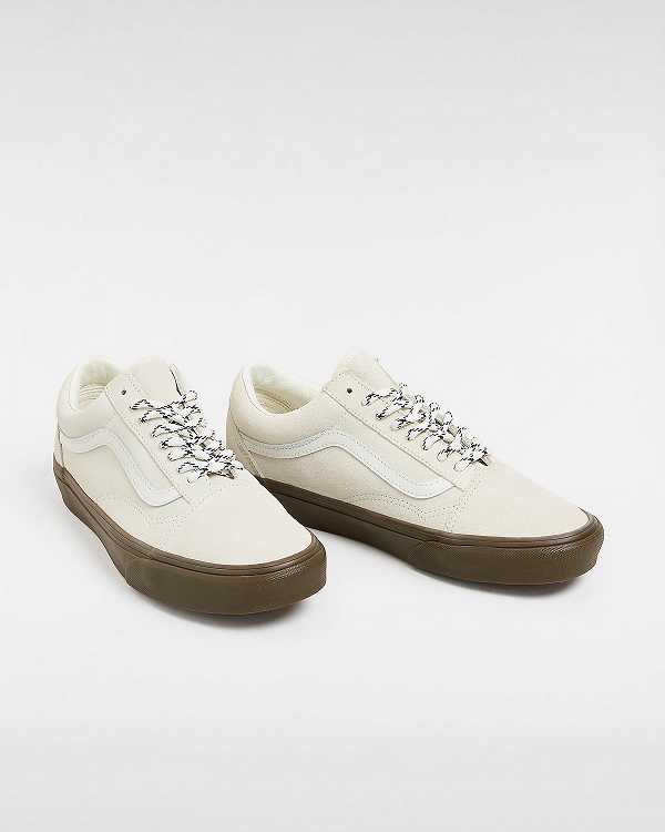 White Vans Old Skool Hairy Suede Men Sneakers | VN6279580