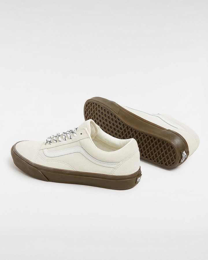 White Vans Old Skool Hairy Suede Men Sneakers | VN6279580