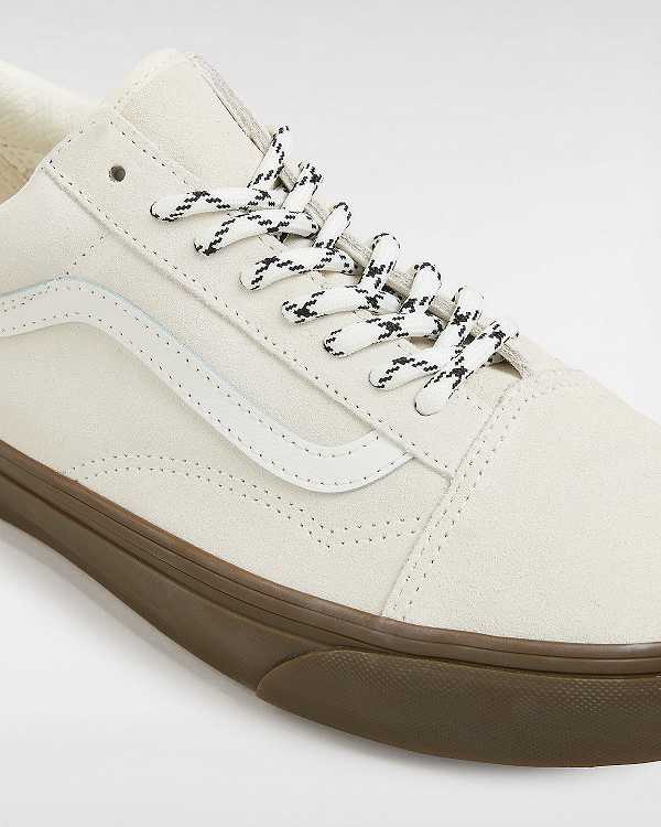 White Vans Old Skool Hairy Suede Men Sneakers | VN6279580