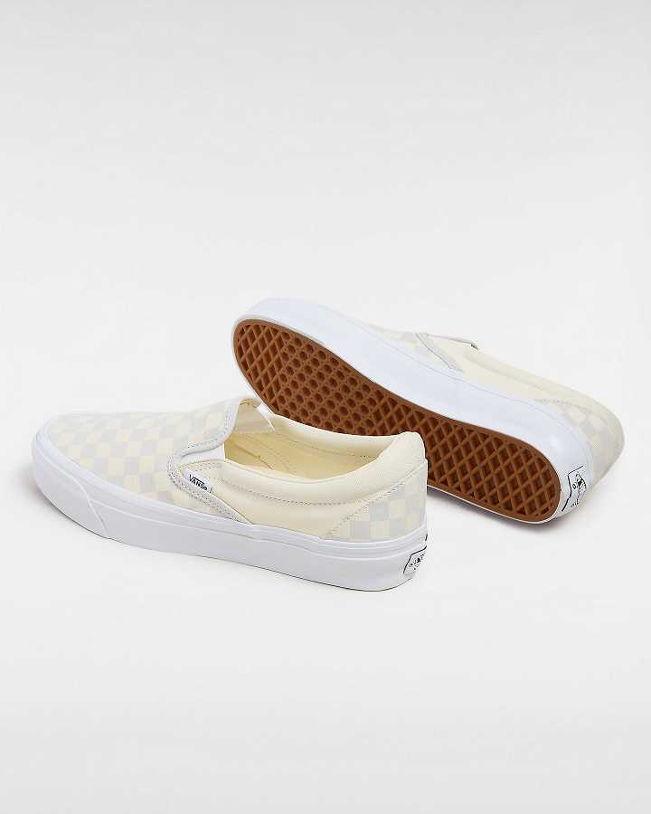 White Vans Premium 98 Women Slip On Shoes | VN1250976