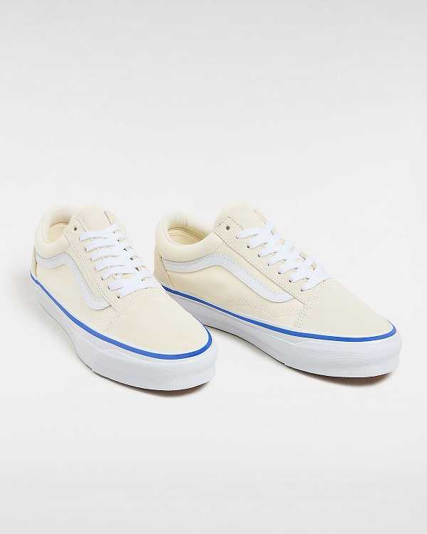 White Vans Premium Old Skool 36 Men Skate Shoes | VN9217348