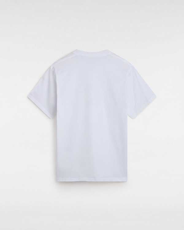 White Vans Robbie Men T Shirts | VN7581306