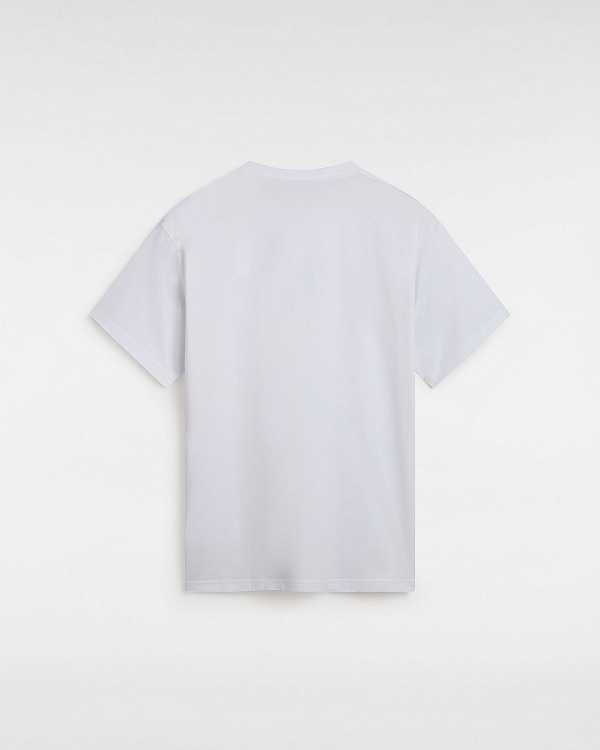 White Vans Sakomo Men T Shirts | VN8475139