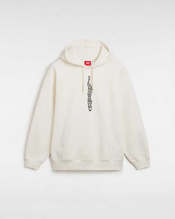 White Vans Skate Blurb Women Hoodie | VN9782540