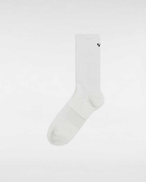 White Vans Skate Standard Crew (1 Pair) Unisex Socks | VN8592367