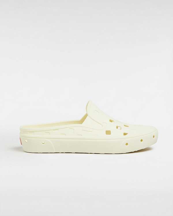 White Vans Slip-On TRK Women Mules | VN5043296