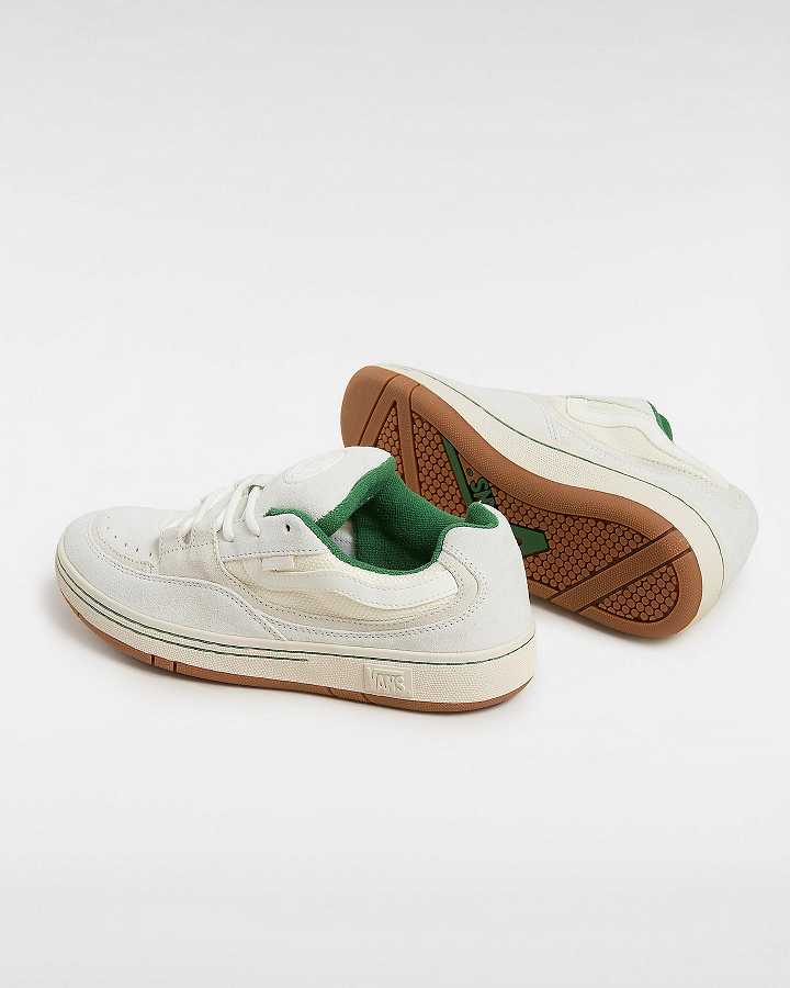 White Vans Speed Women Skate Shoes | VN1438790