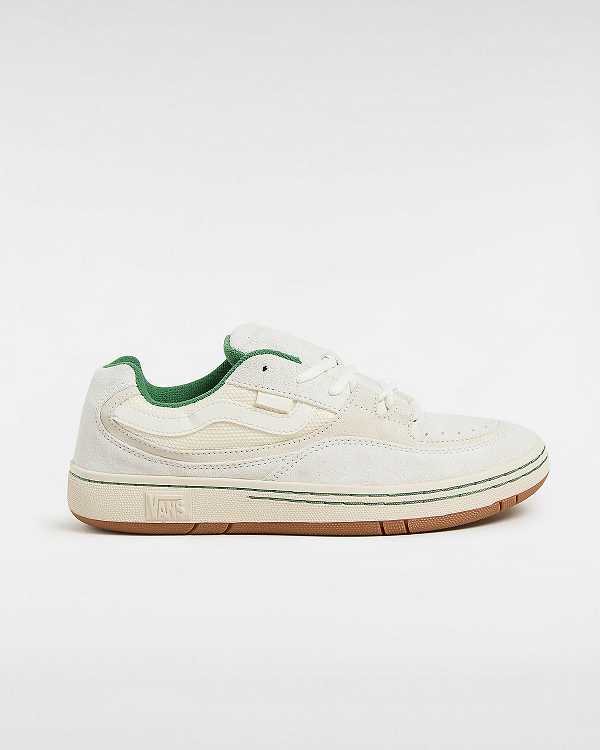 White Vans Speed Women Skate Shoes | VN1438790