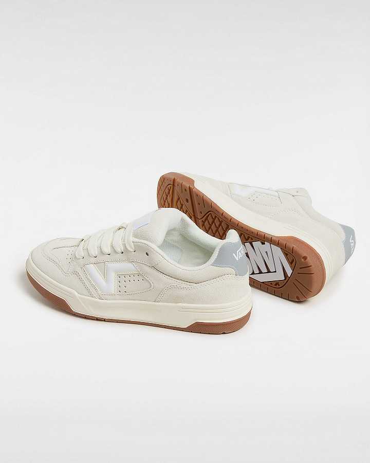 White Vans Upland Men Sneakers | VN4639021