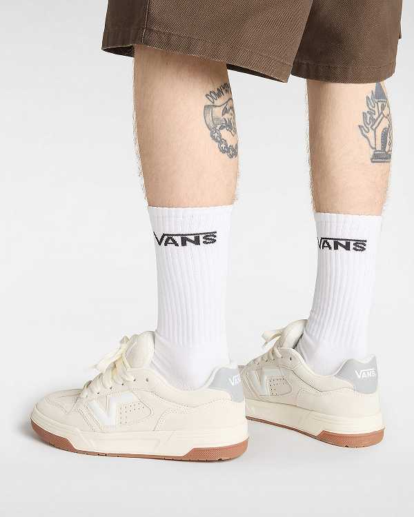 White Vans Upland Men Sneakers | VN4639021