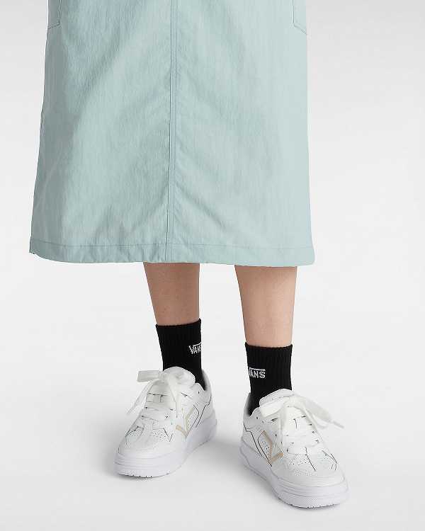 White Vans Upland Women Sneakers | VN5392106